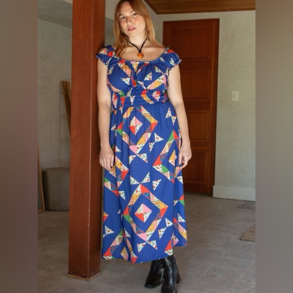 Lisa Says Gah Annie Dress Alpine Quilt